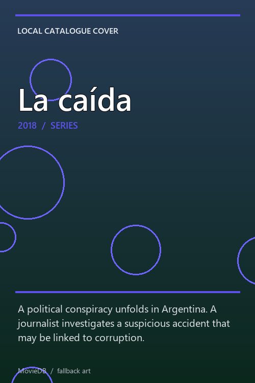 La caída poster