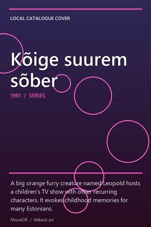 Kõige suurem sõber poster