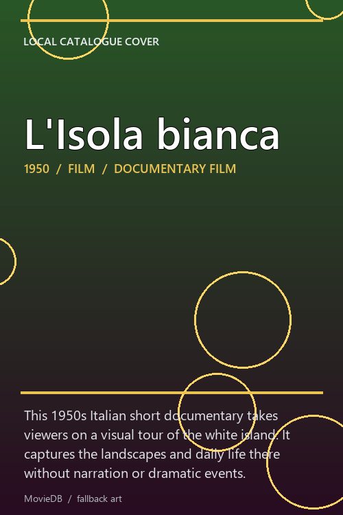 L'Isola bianca poster