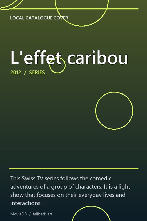 L'effet caribou poster