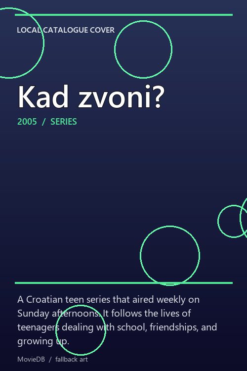 Kad zvoni? poster