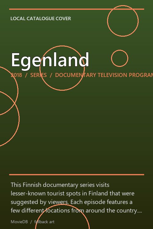 Egenland poster