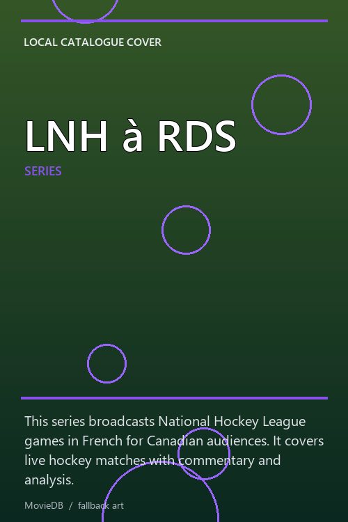 LNH à RDS poster
