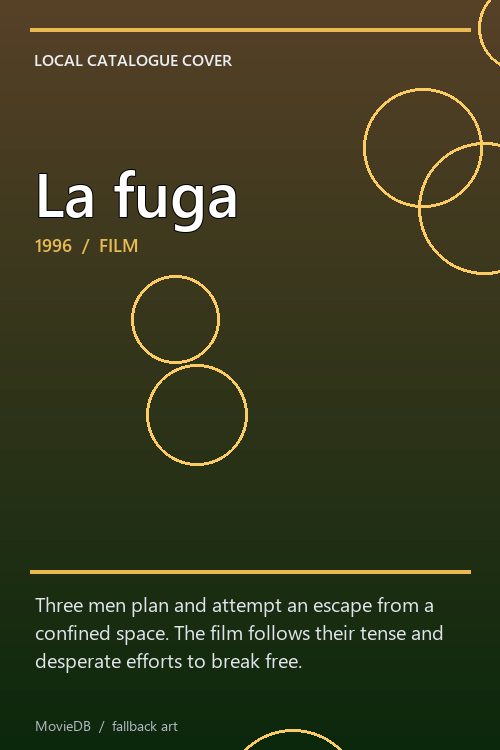 La fuga poster