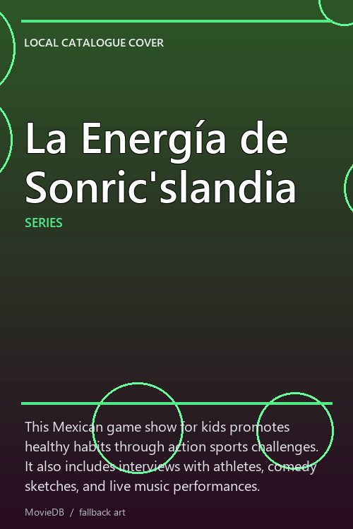 La Energía de Sonric'slandia poster