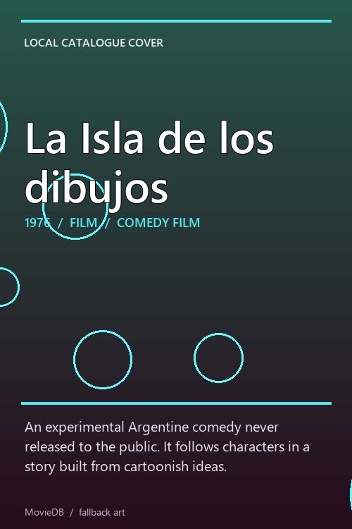 La Isla de los dibujos poster