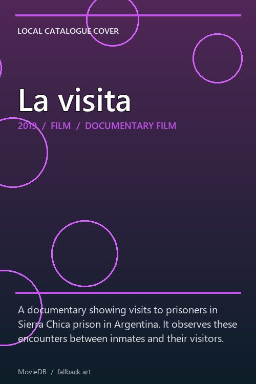 La visita poster