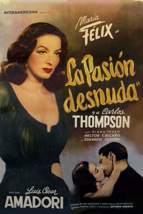La pasión desnuda poster