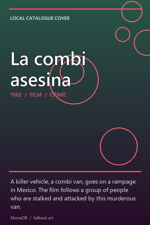 La combi asesina poster