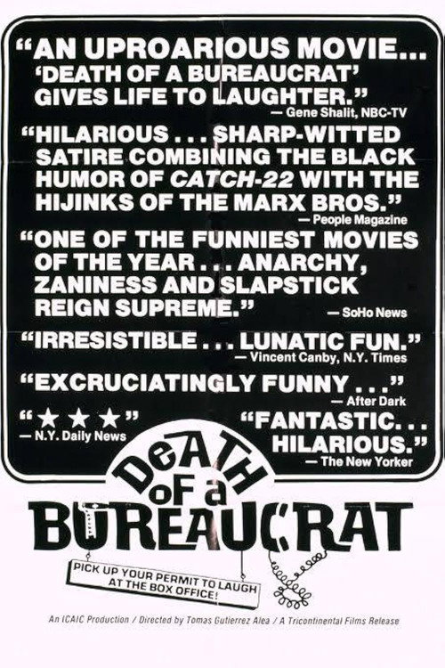 La muerte de un burócrata poster