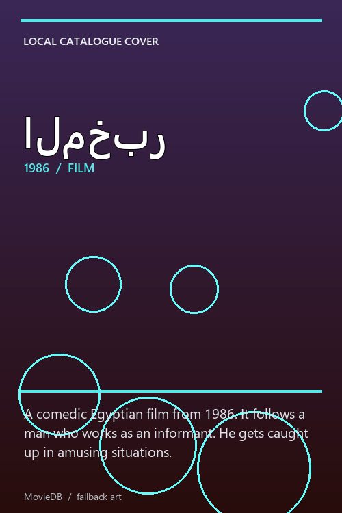 المخبر poster