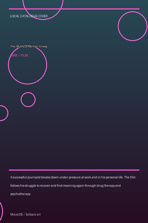 The Myths of Mental Illness poster
