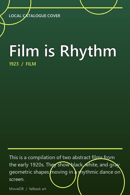 Film is Rhythm poster