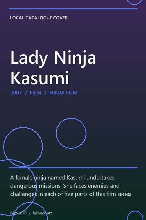 Lady Ninja Kasumi poster