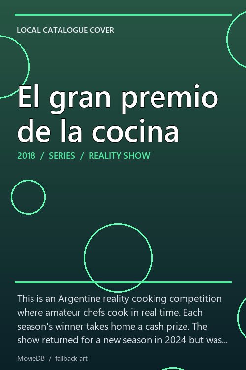 El gran premio de la cocina poster