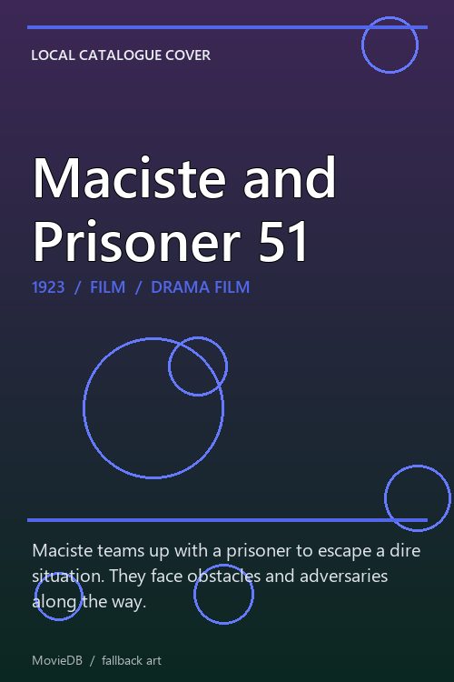 Maciste and Prisoner 51 poster