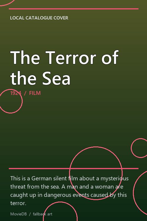 The Terror of the Sea poster