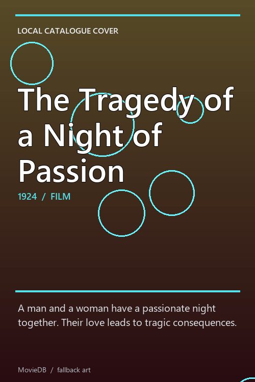 The Tragedy of a Night of Passion poster