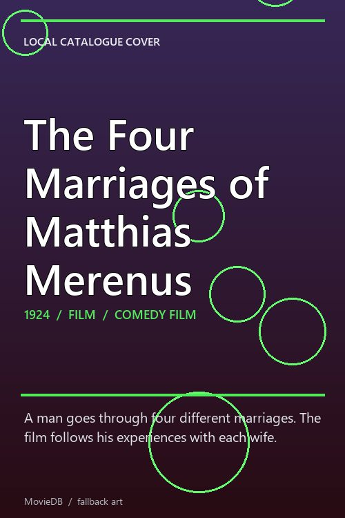 The Four Marriages of Matthias Merenus poster