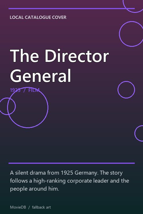 The Director General poster