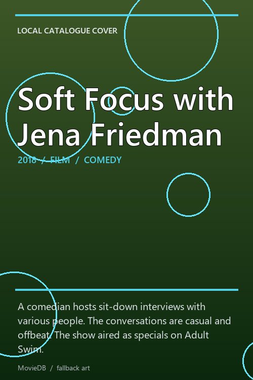 Soft Focus with Jena Friedman poster