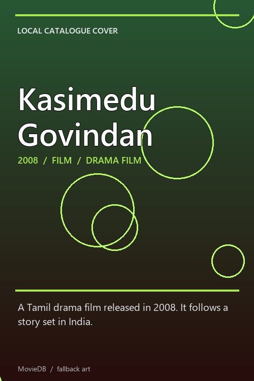 Kasimedu Govindan poster