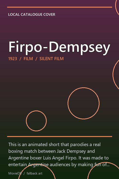 Firpo-Dempsey poster
