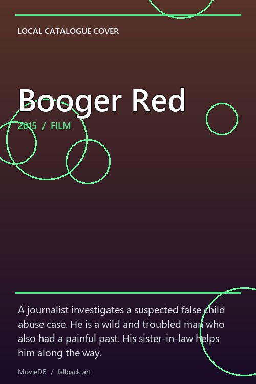 Booger Red poster