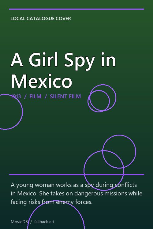 A Girl Spy in Mexico poster