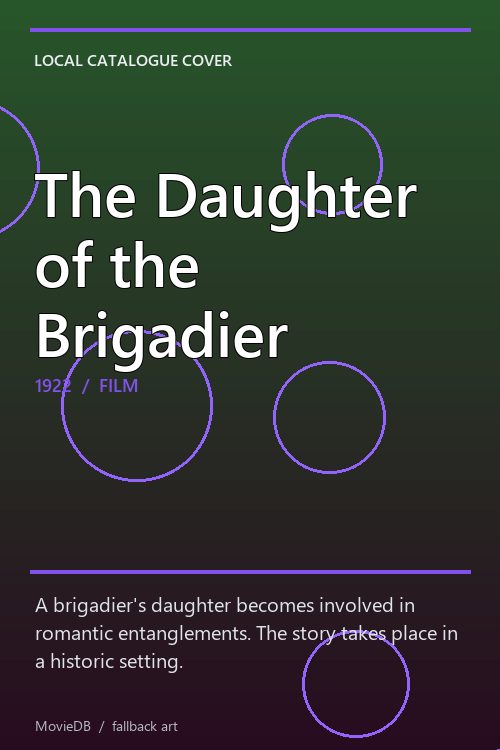 The Daughter of the Brigadier poster