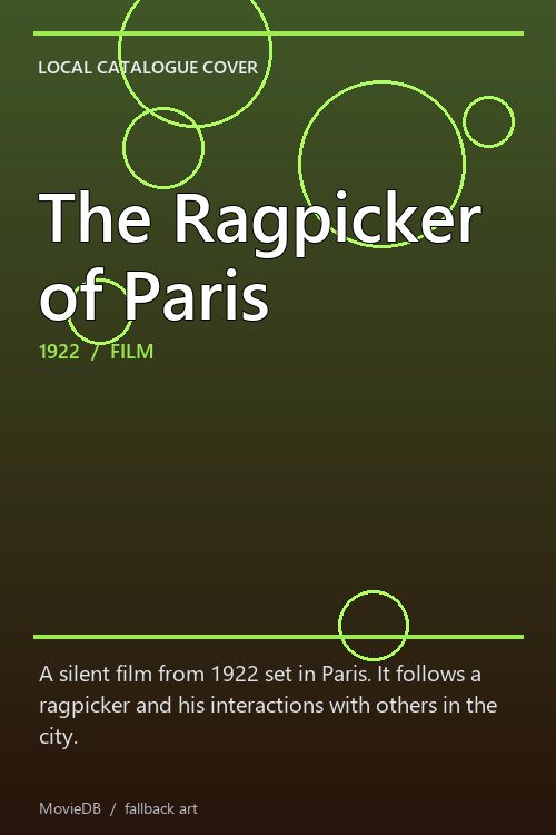 The Ragpicker of Paris poster
