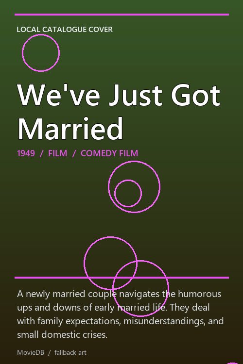 We've Just Got Married poster