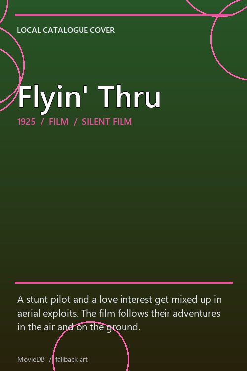 Flyin' Thru poster