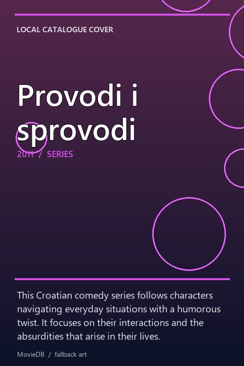 Provodi i sprovodi poster