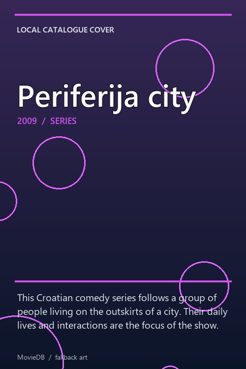 Periferija city poster
