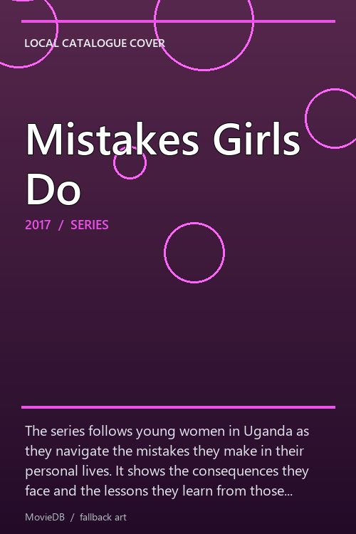 Mistakes Girls Do poster
