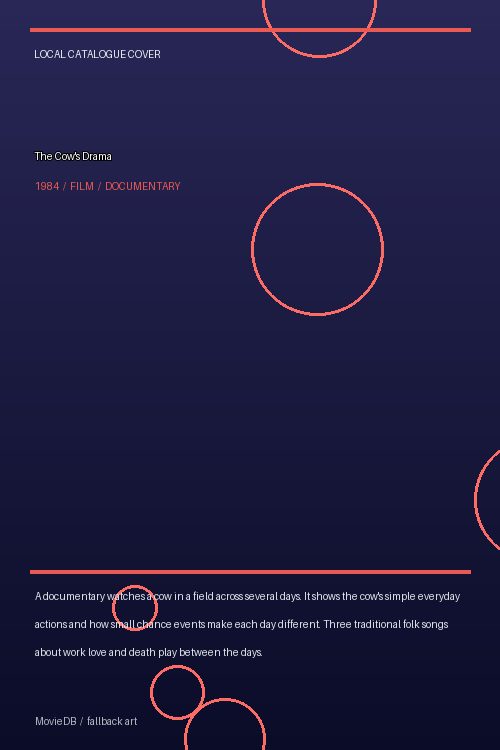 The Cow's Drama poster