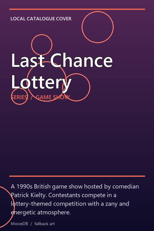 Last Chance Lottery poster