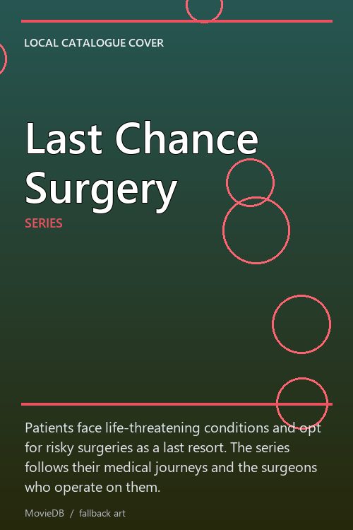 Last Chance Surgery poster