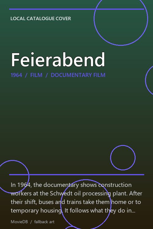 Feierabend poster