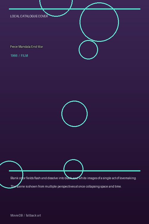 Piece Mandala/End War poster
