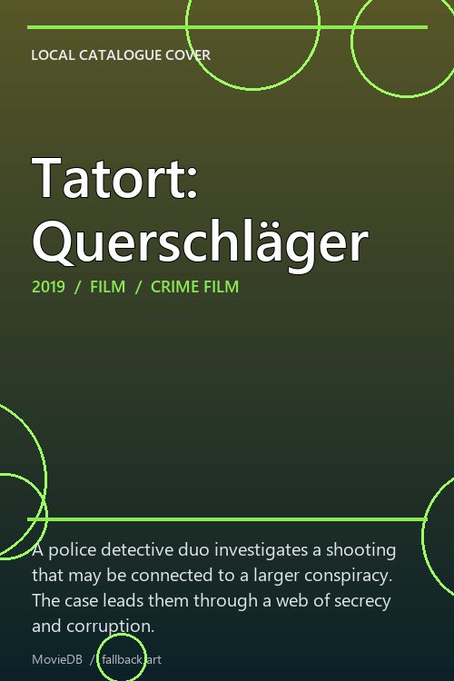Tatort: Querschläger poster