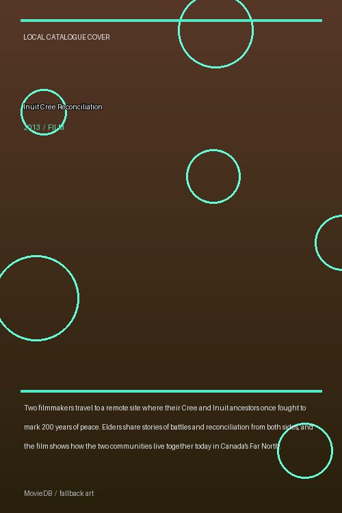 Inuit Cree Reconciliation poster