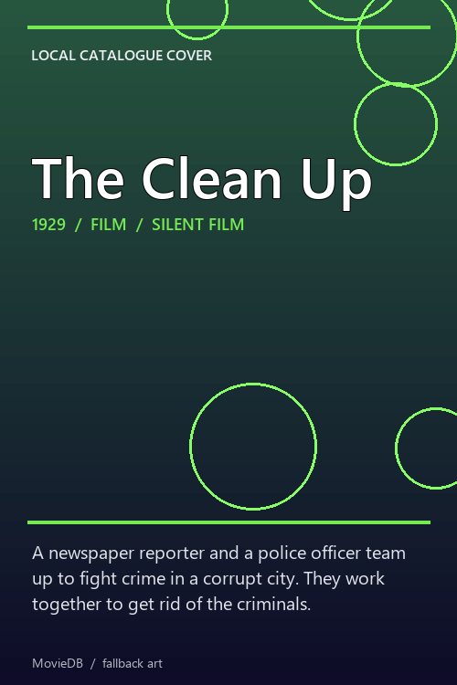 The Clean Up poster