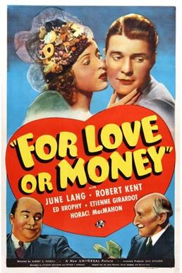 For Love or Money poster