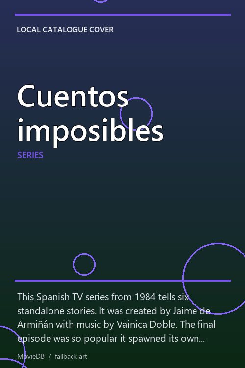 Cuentos imposibles poster