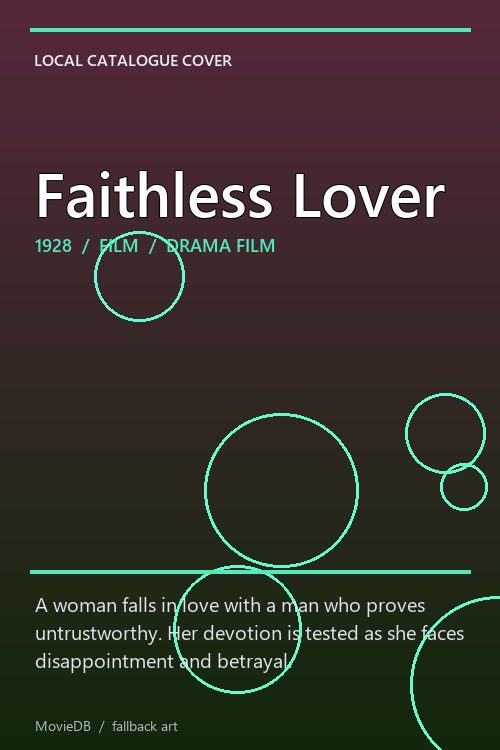 Faithless Lover poster