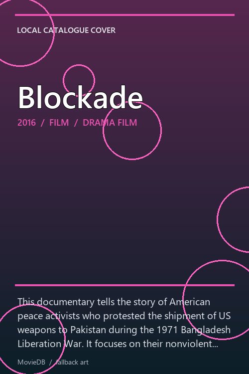 Blockade poster