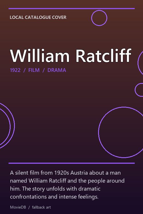 William Ratcliff poster