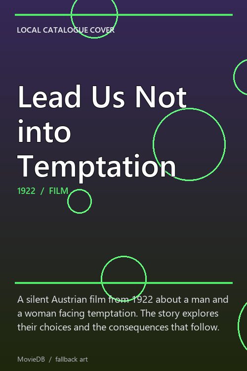 Lead Us Not into Temptation poster